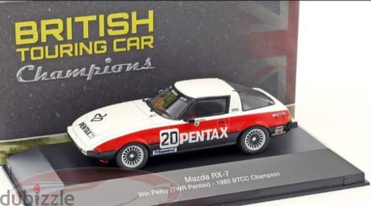 Mazda RX-7 (BTCC 1980) diecast car model 1;43.