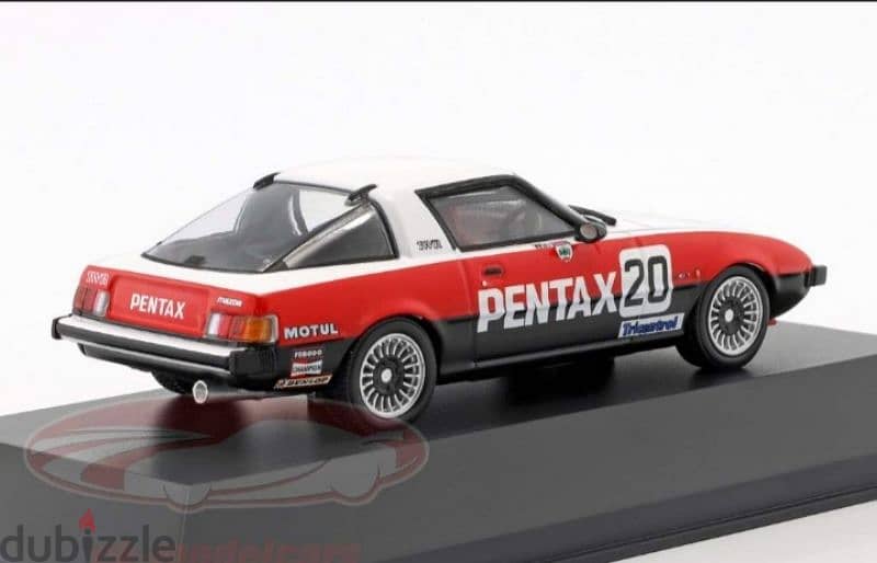 Mazda RX-7 (BTCC 1980) diecast car model 1;43. 3