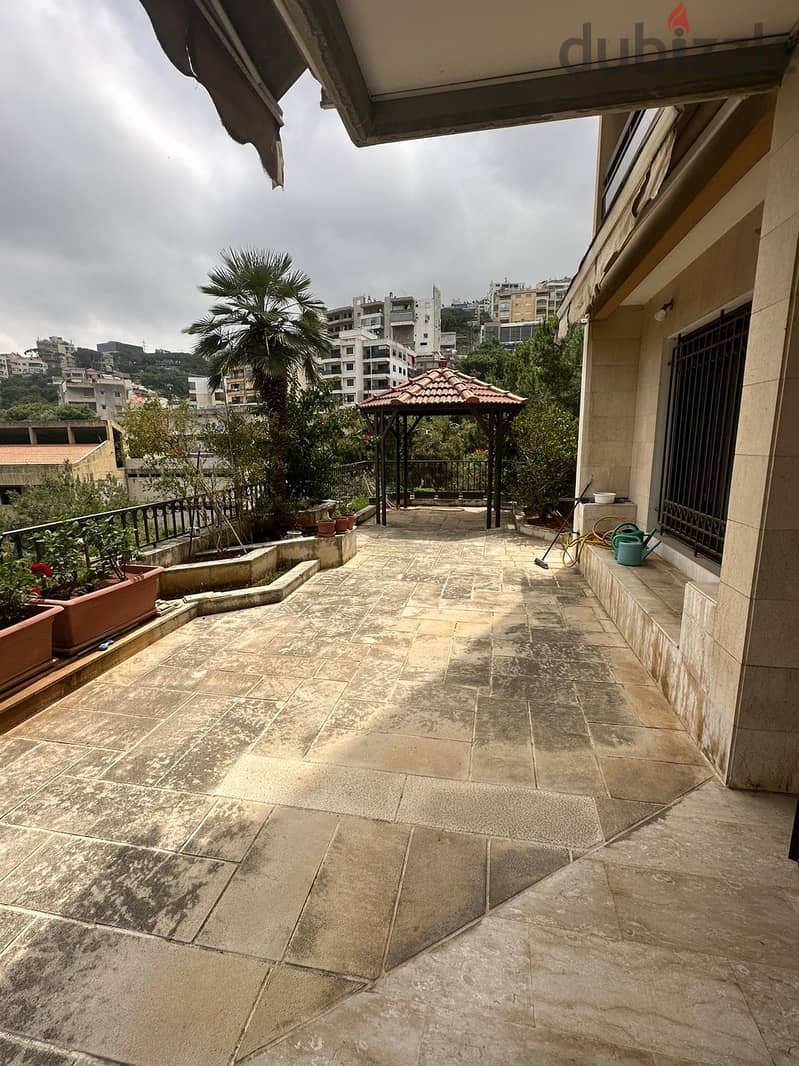 L12352-Furnished Apartment With Terrace for Rent In Mtayleb 2