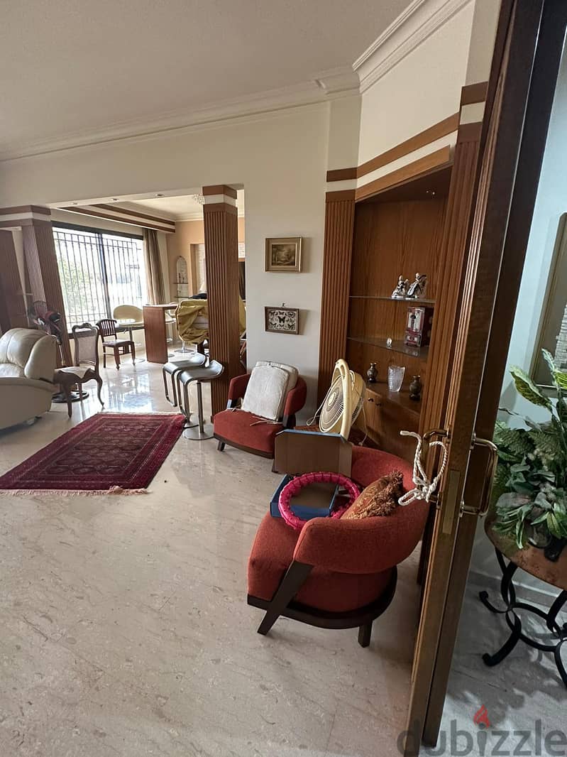 L12352-Furnished Apartment With Terrace for Rent In Mtayleb 4