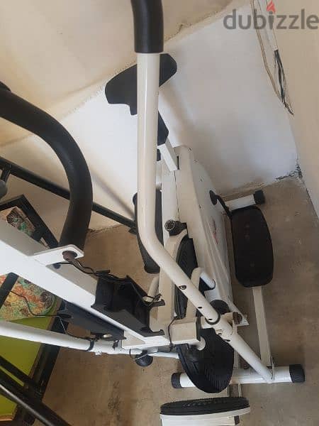 elliptical and bicycle machine 0