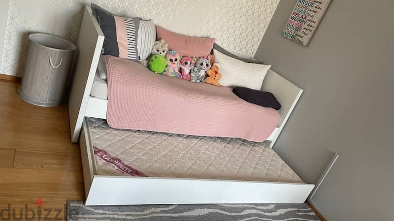 kids bed with extra drawer 2