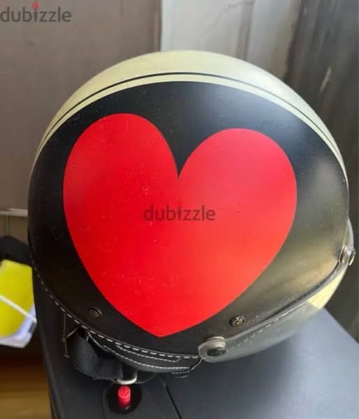 Vintage Moschino Peace & Love Helmet 1