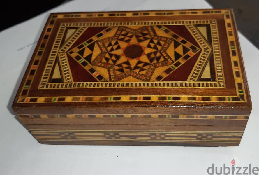 Wooden mosaic box 1