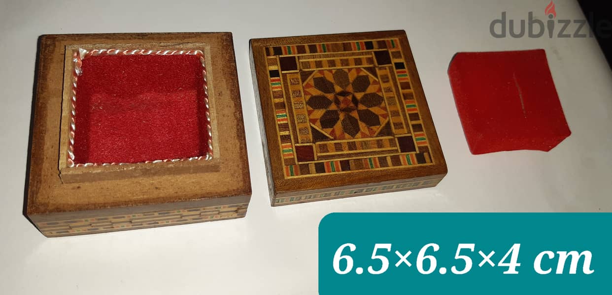 Wooden mosaic box 4