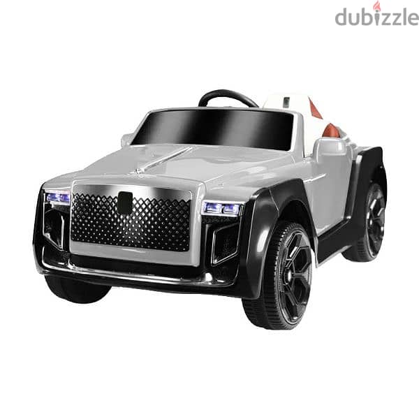 12V Silver Battery Operated Children Car 0