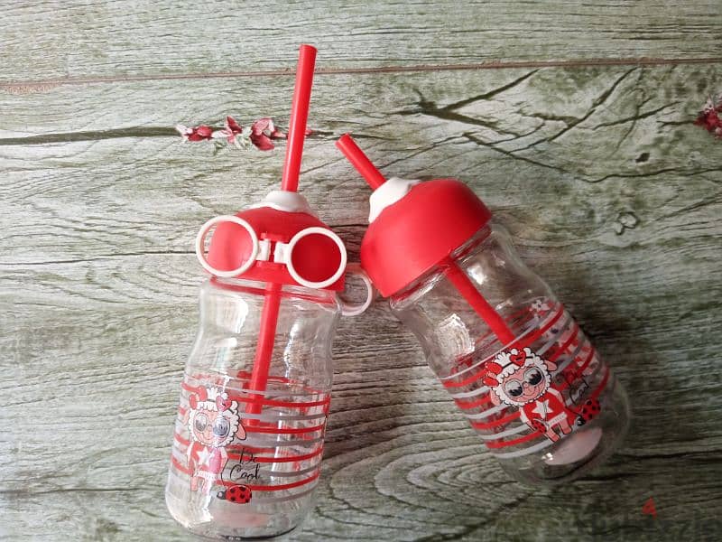 leak proof glass bottles+straws 4