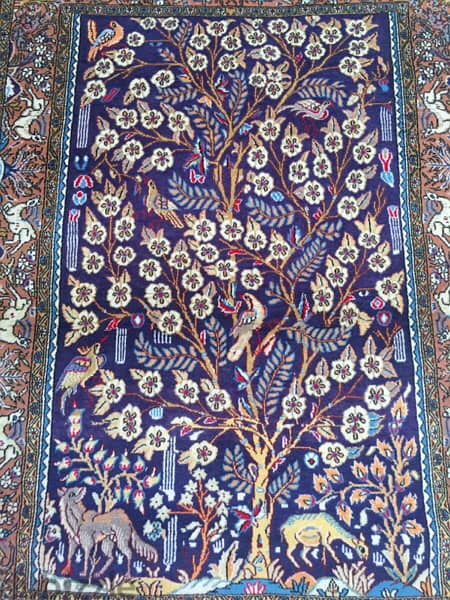 سجاد عجمي . قم. Persian Carpet. Tapis. Hand made 1