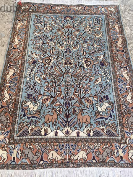 سجاد عجمي . قم. Persian Carpet. Tapis. Hand made 13
