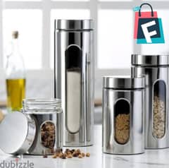 Stainless Steel Jar Canister 0
