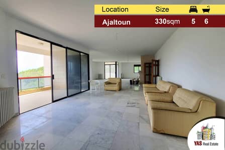 Ajaltoun 330m2 + 50m2 Garden | Well Maintained | Mountain View |TO|