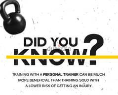 Certified personal trainer to help you with your goals