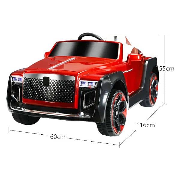 12V Red Ride On Car Battery Powered 1