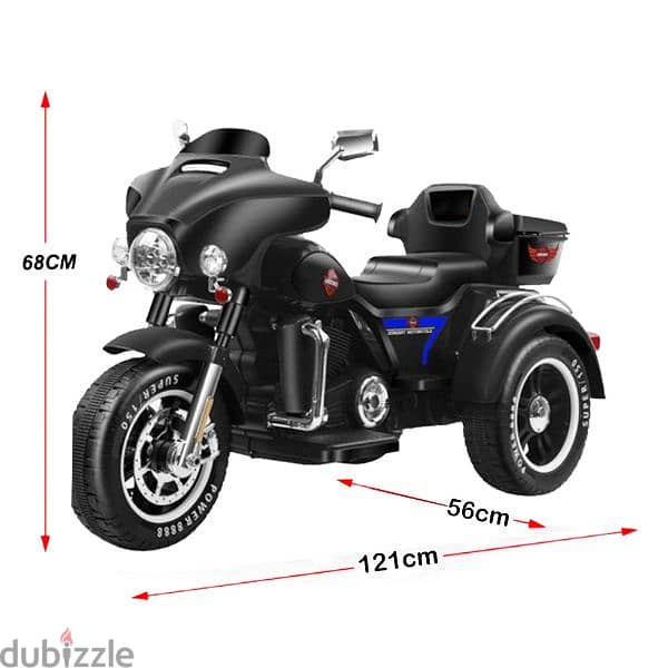 12V Battery Powered Kids Ride on Motorbike with Training Wheel 1