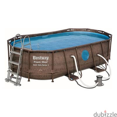 Bestway Power Steel Oval Pool 427 x 250 x 100 cm