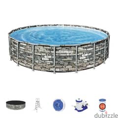 Bestway Power Steel Circular  Pool 610 x 132 cm