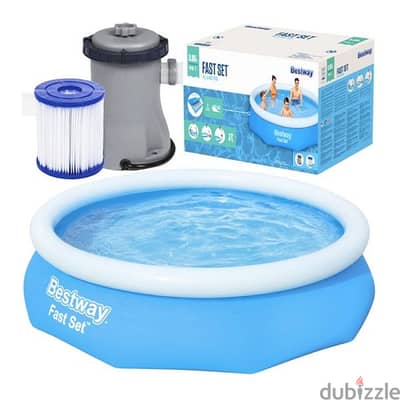 Bestway Round Kids Inflatable Paddling Pool 305 x 76 cm