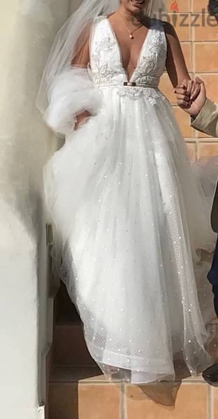 Alma Wedding Dress by Lazaro Bridal 3