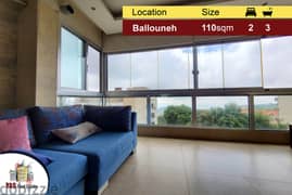 Ballouneh 110m2 | Perfect Condition | Calm Area | Killer View | TO