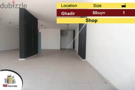 Ghadir 50m2 | Excellent Shop | Rent | Ideal Location | IV 0