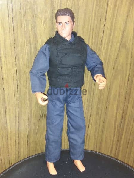POWER TEAM POLICE MAN ACTION FIGURE TALKING flexi body M&C Great Toy 4