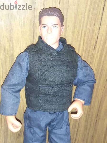 POWER TEAM POLICE MAN ACTION FIGURE TALKING flexi body M&C Great Toy 3
