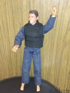 POWER TEAM POLICE MAN ACTION FIGURE TALKING flexi body M&C Great Toy