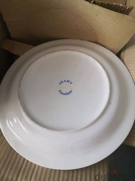 plates porcelain صحون بورسلين 3