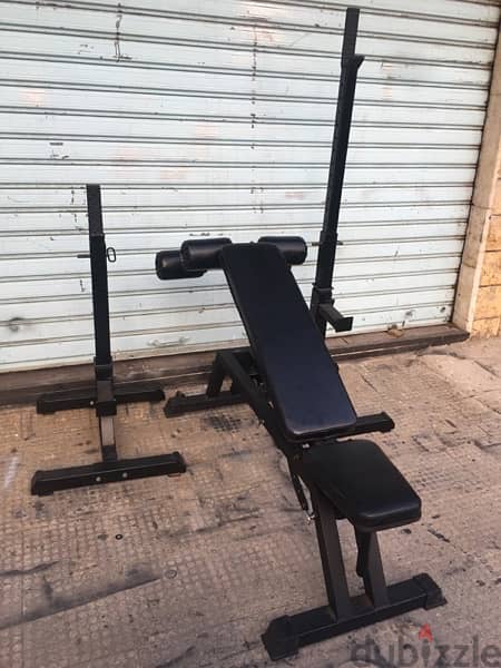 bench and squat rack like new heavy duty very good quality 0