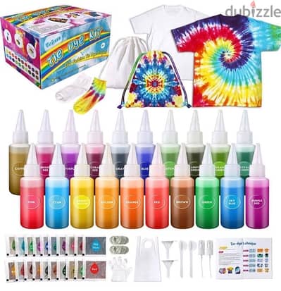 Tie Dye Kit for Kids Adults - Arts and Crafts Toy for Girls