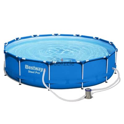 Bestway Steel Pro Round Above Ground Swimming Pool 396 x 84 cm