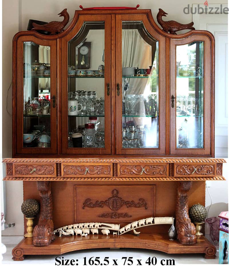 Vintage Luxury Dining Room - Oak Solid Wood – Hand Made @ 5000$ 3