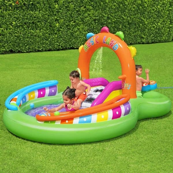 Bestway Sing And Splash Inflatable Pool 295 x 190 x 137 cm 2