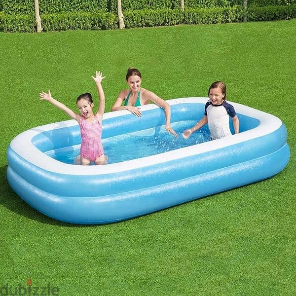Bestway Rectangular Pool for Children 262 x 175 x 51 cm 1