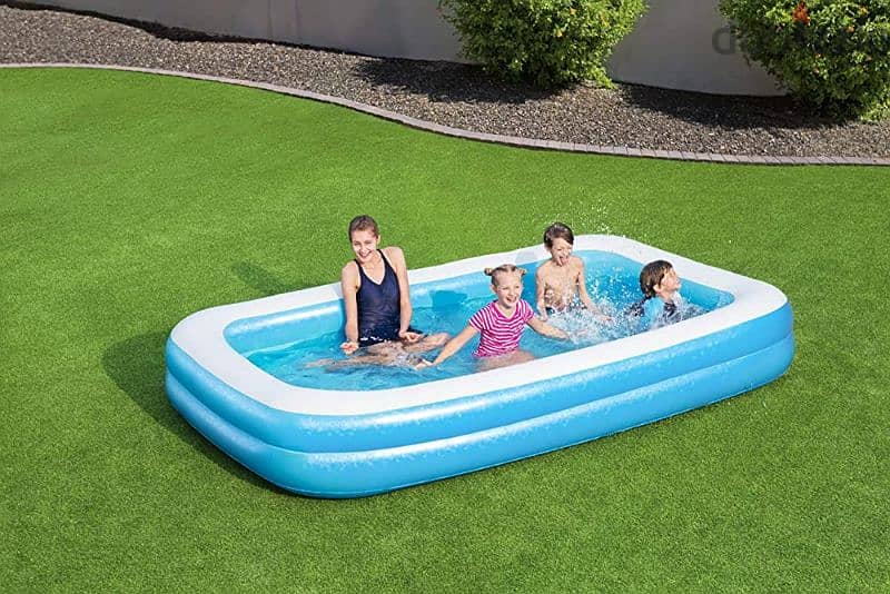 Bestway Inflatable Rectangular Pool 305 x 183 x 46 cm 2