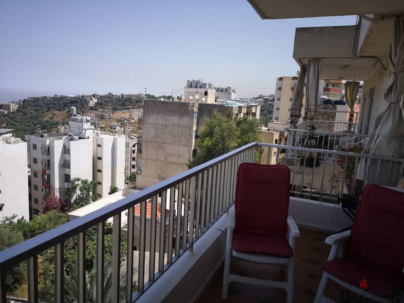 175Sqm|Apartment for sale in Mansourieh|Panoramic mountain & sea view 1