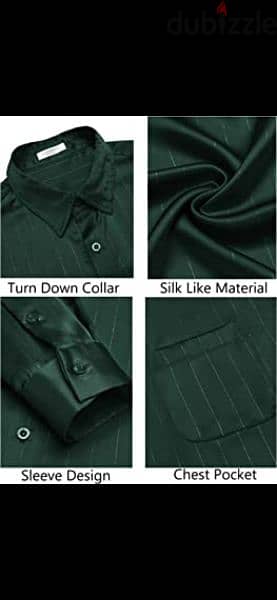 shirt 100% silk Ralph Lauren original M to xxL 4