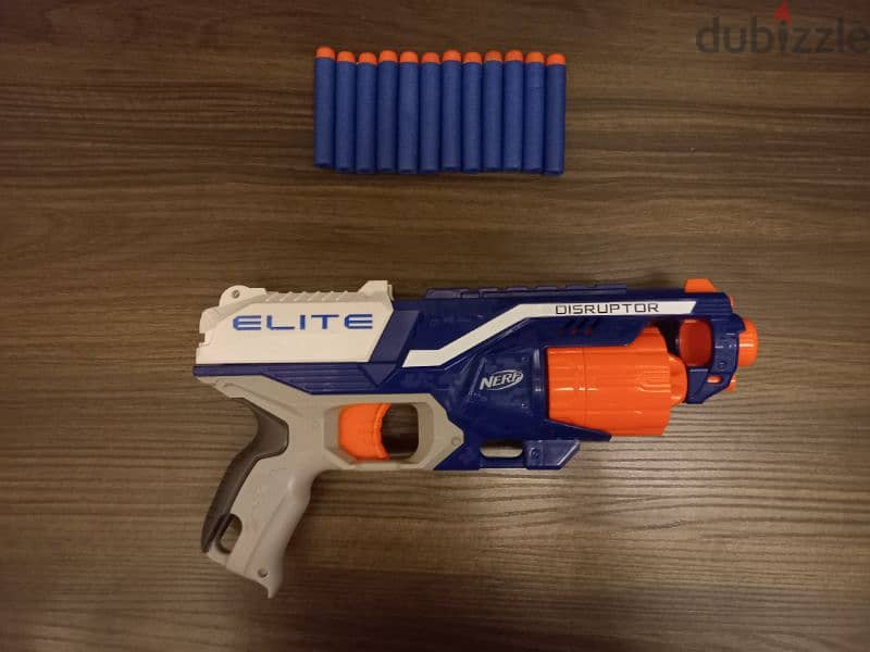 NERF GUN ELITE with 12 free rubber bullets 1