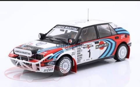 Lancia Integrale HF (Rally Safari '91) diecast car model 1;18.