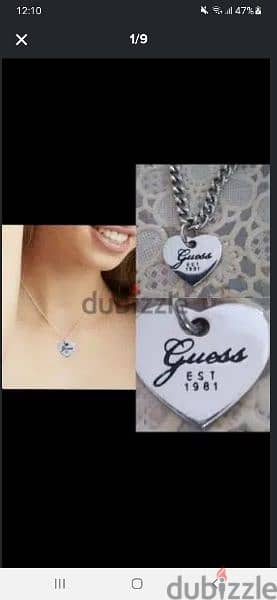 necklace guess original stainless steel 0