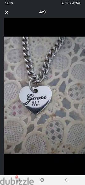 necklace guess original stainless steel 3