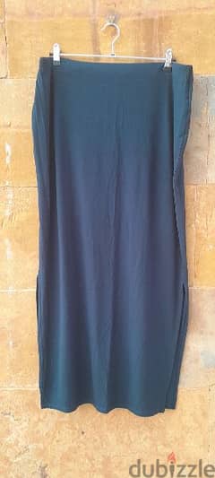 Wallis navy Maxi Skirt plus size