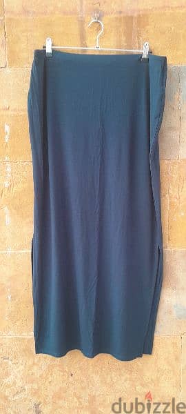 Wallis navy Maxi Skirt plus size 0