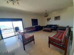 290 SQM  Apartment for Rent in Bikfaya, Metn with Mountain View