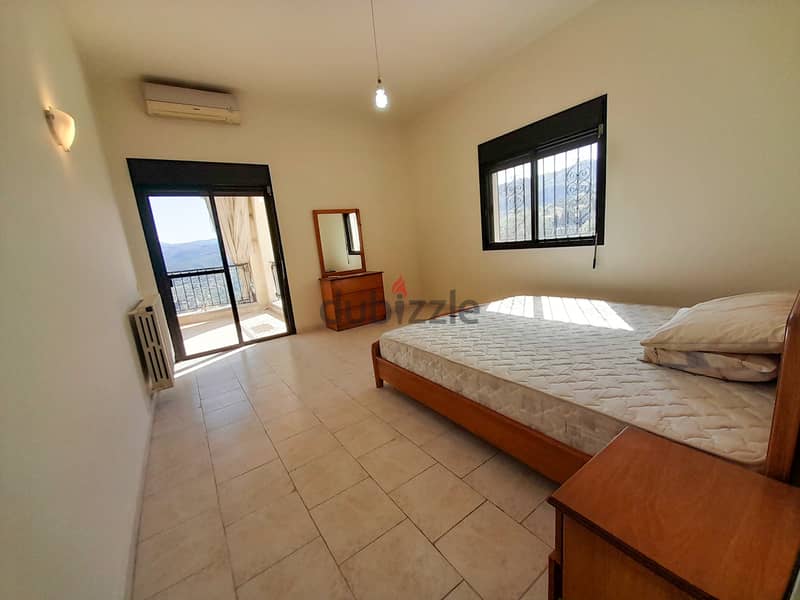 290 SQM  Apartment for Rent in Bikfaya, Metn with Mountain View 4