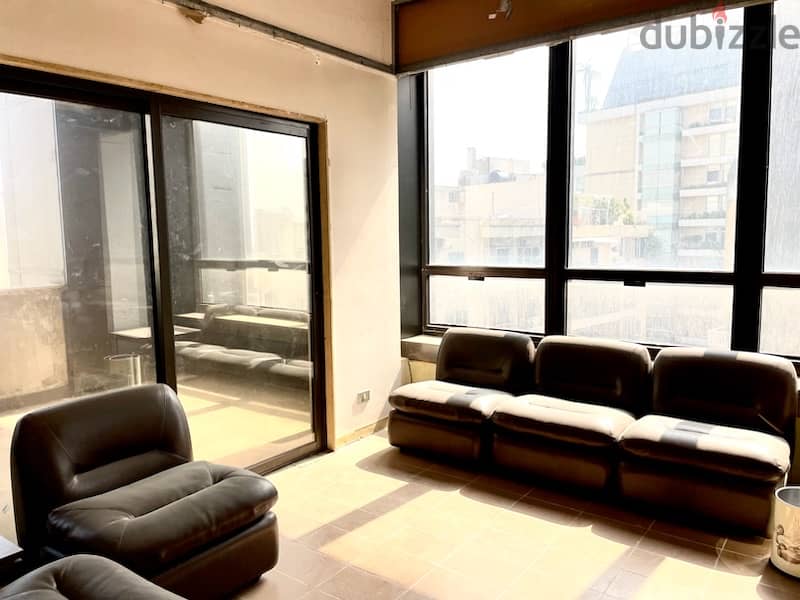 Office for rent in Achrafieh 140 sqm next Sofil  مكتب للايجار الاشرفية 2