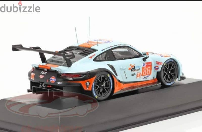 Porsche 911 RSR (24H Le Mans 2018) diecast car model 1;43. 3