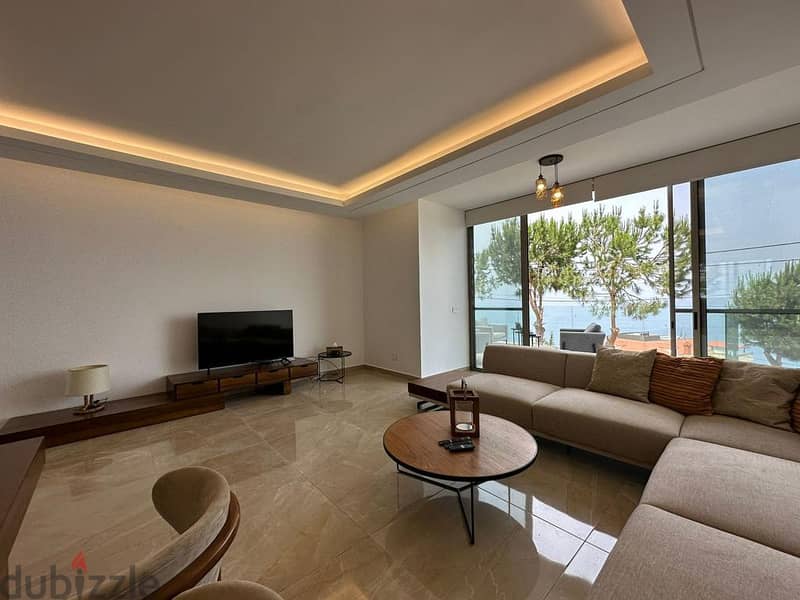 L12394-Furnished Apartment with a Beautiful Sea View for Sale In Halat 1