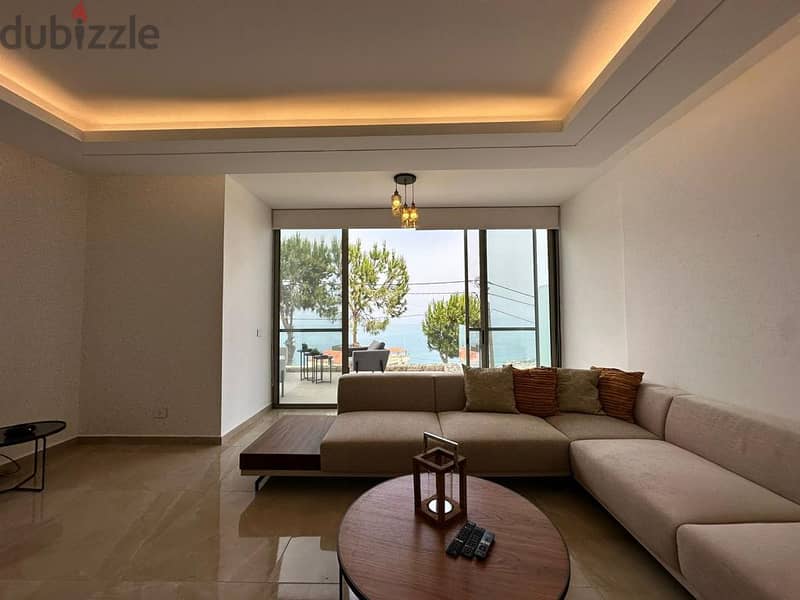 L12394-Furnished Apartment with a Beautiful Sea View for Sale In Halat 4
