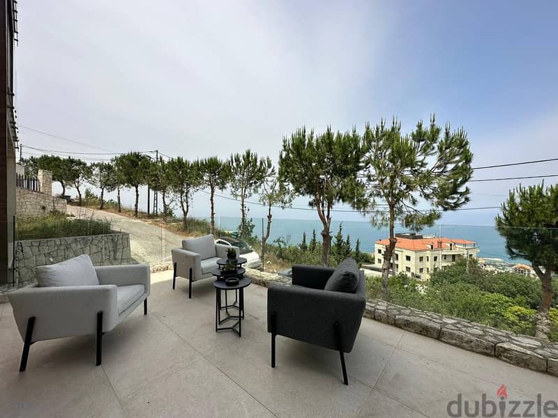 L12394-Furnished Apartment with a Beautiful Sea View for Sale In Halat 7
